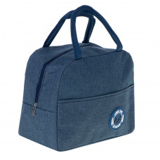 Thermal insulation bag breakfast lunch blue