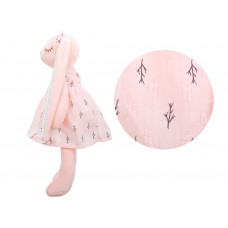 Plush mascot rabbit pink 35cm
