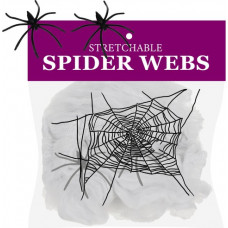 Mākslīgie zirnekļa tīkli + 2 zirnekļi (16369-uniw)