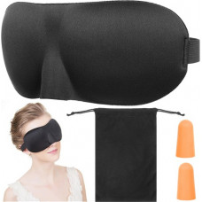Iso Trade Blindfold for sleeping + earplugs (14926-uniw)