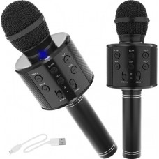 Karaoke mikrofons - melns (16803-uniw)