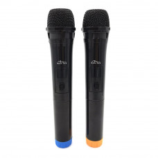 Media-Tech MT395 Divu bezvada mikrofonu un USB uztvērēja komplekts karaoke skaļruņiem