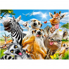 Puzzle 260el. African Selfie - Āfrikas dzīvnieki