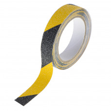 Anti-slip protective tape 2.5cmx5m black-yellow