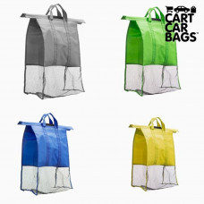 Iepirkšanās maisi auto bagāžas nodalījumam Cart Car Bags (komplektā 4)