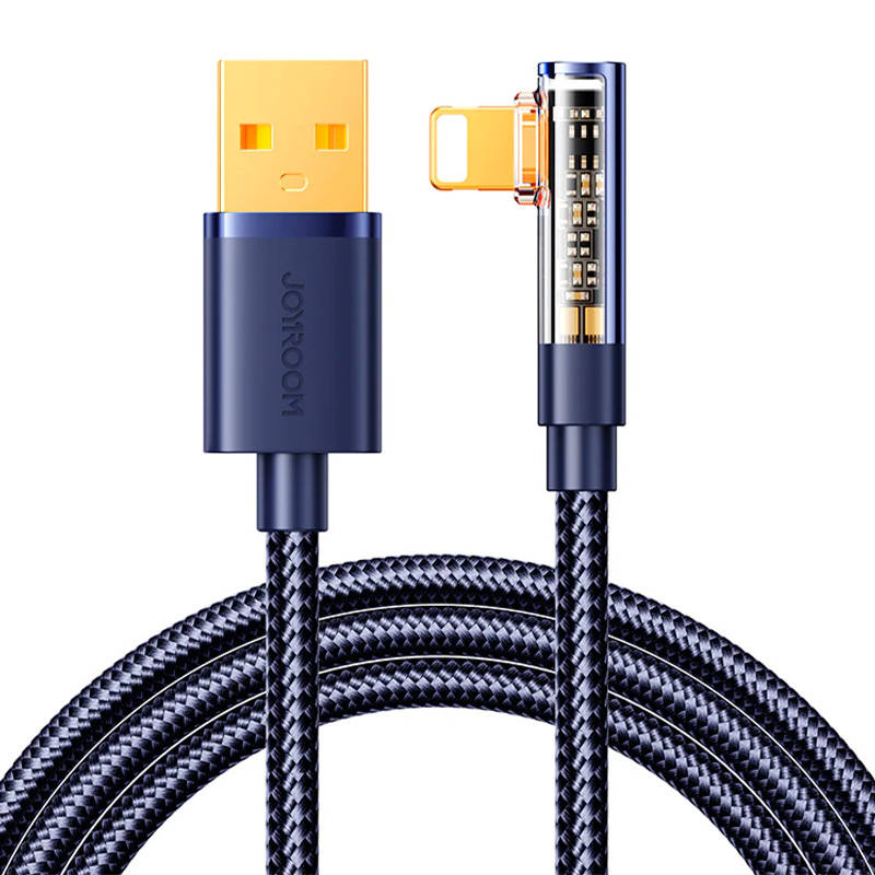 Joyroom Angle Cable to USB-A / Lightning / 1.2m Joyroom S-UL012A6 (blue)