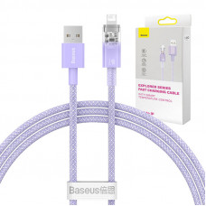 Baseus Fast Charging cable Baseus USB-A to Lightning Explorer Series 1m 2.4A (purple)