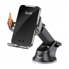 Budi Car Holder with Wireless Charger Budi 15W + 1m USB-C Cable