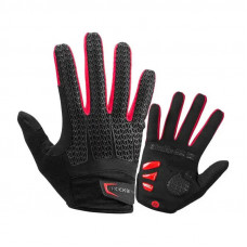 Rockbros Bicycle full finger gloves Rockbros size: L S169-1BR (red-black)