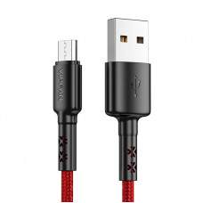 Vipfan USB to Micro USB cable Vipfan X02, 3A, 1.8m (red)