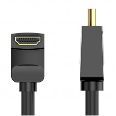 Vention Cable HDMI 2.0 Vention AARBH 2m, Angled 90°, 4K 60Hz (black)