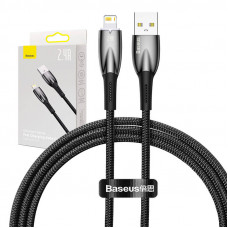 Baseus USB cable for Lightning Baseus Glimmer Series, 2.4A, 1m (Black)