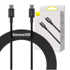 Baseus Superior sērijas kabelis no USB-C līdz USB-C, 100 W, 2 m (melns)