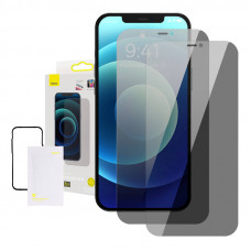 Baseus rūdīts stikls 0,3 mm (6,7 collas) tālrunim iPhone 12 Pro Max (2 gab.)
