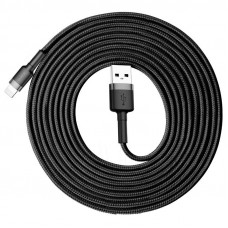 Baseus Cafule USB zibens kabelis 2A 3m (melns+pelēks)