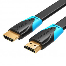 Vention Flat HDMI Cable Vention VAA-B02-L150, 1.5m, 4K 60Hz (Black)
