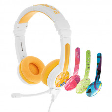 Buddyphones Wired headphones for kids BuddyPhones School+ (yellow)