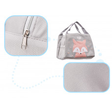 Thermal insulation bag breakfast lunch fox pink