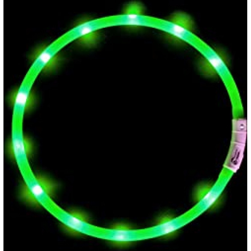 - None - Anicoll LED Collar for Dogs and Cats Green