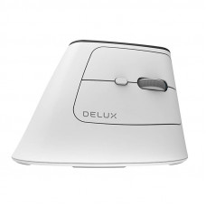 Delux Wireless Ergonomic Mouse Delux MV6 DB BT+2.4G (white)