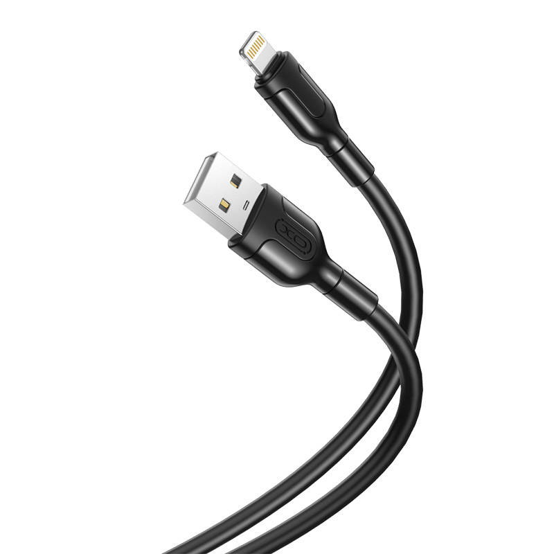 XO Cable USB to Lightning XO NB212, 2.1A 1m (black)