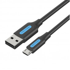 Vention Cable USB 2.0 to Micro USB Vention COLBF 2A 1m (black)