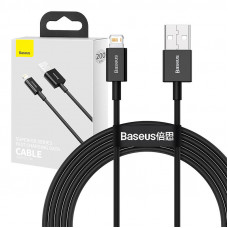 Baseus Superior sērijas kabelis no USB līdz iP 2.4A 2m (melns)