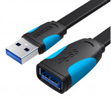 Vention Flat USB 3.0 extender Vention VAS-A13-B100 1m Black