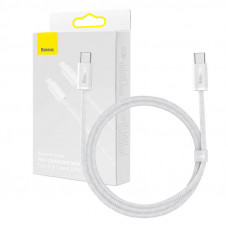 Baseus Cable USB-C to USB-C Baseus, 100W, 1m (white)