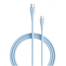 Vention USB-C 2.0 to USB-C Cable Vention TAWSG 1,5m, PD 100W, Blue Silicone