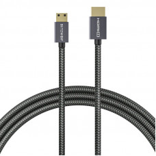 Blitzwolf HDMI to HDMI cable, Blitzwolf BW-HDC4, 4K, 1.2m (black)