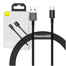 Baseus Superior sērijas kabelis no USB uz USB-C, 66 W, 1 m (melns)