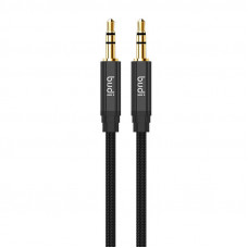 Budi AUX cable mini jack 3.5mm to mini jack 3.5mm Budi, 1m (black)