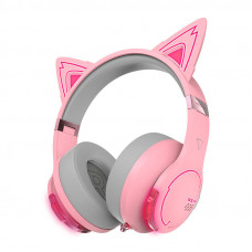 Spēļu austiņas ar kaķu ausīm Edifier HECATE G5BT (rozā)