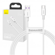 Baseus Superior sērijas kabelis no USB uz USB-C, 66 W, 1 m (balts)