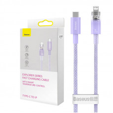 Baseus Fast Charging cable Baseus USB-C to Lightning  Explorer Series 1m, 20W (purple)