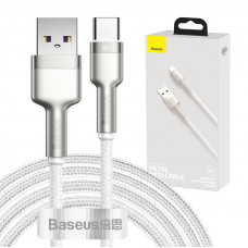 Baseus USB kabelis USB-C Baseus Cafule, 66W, 2m (balts)
