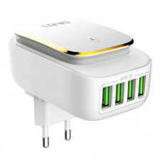 Ldnio Wall charger LDNIO A4405 4USB, LED lamp + Lightning Cable