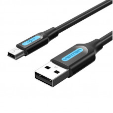 Vention USB 2.0 A to Mini-B cable Vention COMBG 1.5m Black PVC