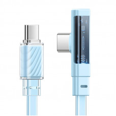 Mcdodo Cable USB-C to USB-C Mcdodo CA-3452 100W 90 Degree 1.2m (blue)