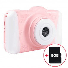 Agfaphoto AGFA - bērnu fotokamera Cam 2 Pink + 8GB SD Card