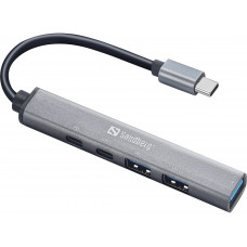Sandberg 336-50 USB-C uz 3xUSB-A+2xUSB-C