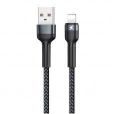 Remax Cable USB Lightning Remax Jany Alloy, 1m, 2.4A (black)