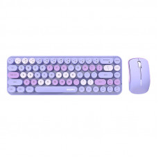 Mofii Wireless keyboard + mouse set MOFII Bean 2.4G (Purple)