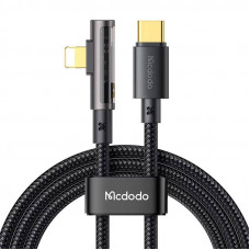 Mcdodo USB-C to Lightning Prism 90 degree cable Mcdodo CA-3391, 1.8m (black)