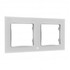 Shelly Switch frame double Shelly (white)