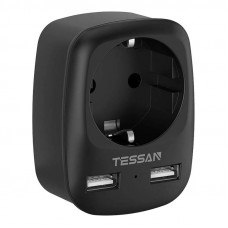 Tessan Travel adapter TS-611-DE-BK