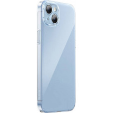 Baseus Crystal sērijas futrālis iPhone 14 Plus + rūdītajam stiklam