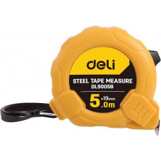Deli Tools tērauda mērlente 5m/19mm Deli Tools EDL9005B (dzeltens)