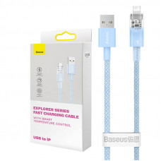 Baseus Fast Charging cable Baseus USB-A to Lightning  Explorer Series 2m, 2.4A (blue)